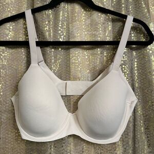 Aerie Smoothez Ivory Full Coverage Lightly Lined Bra 34D NWOT